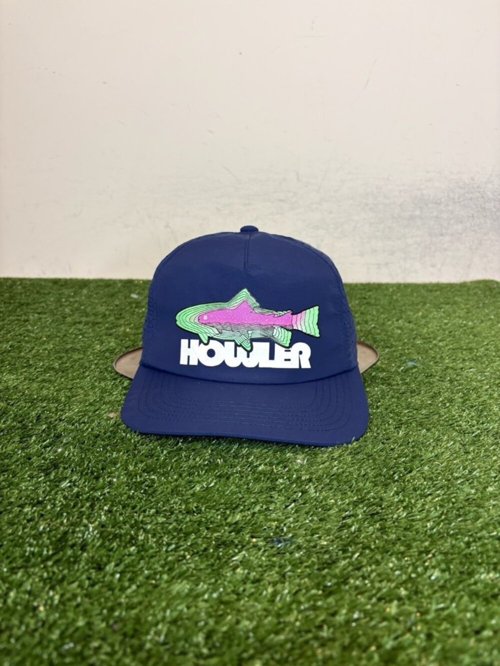 Howler Bros hat cap strap back blue aperture tech lightweight breathable mens